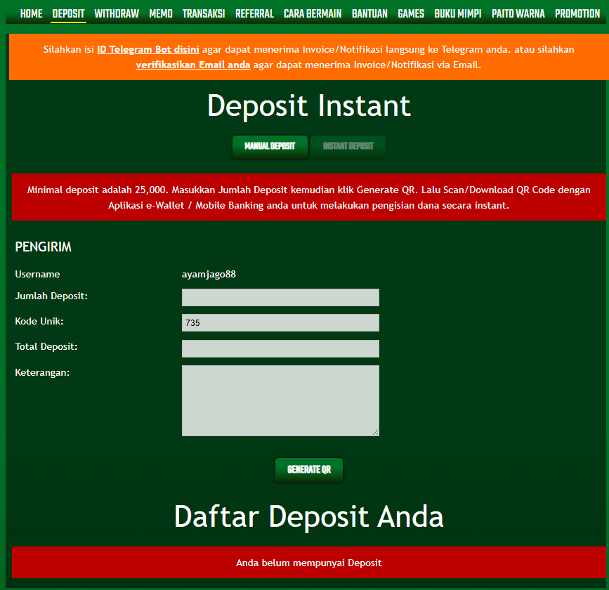 QRIS PAYMENT 4DPRIZE GROUP